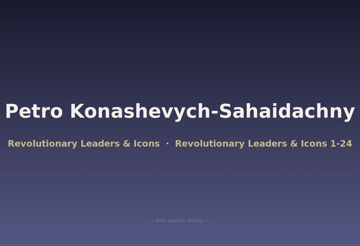Petro Konashevych-Sahaidachny