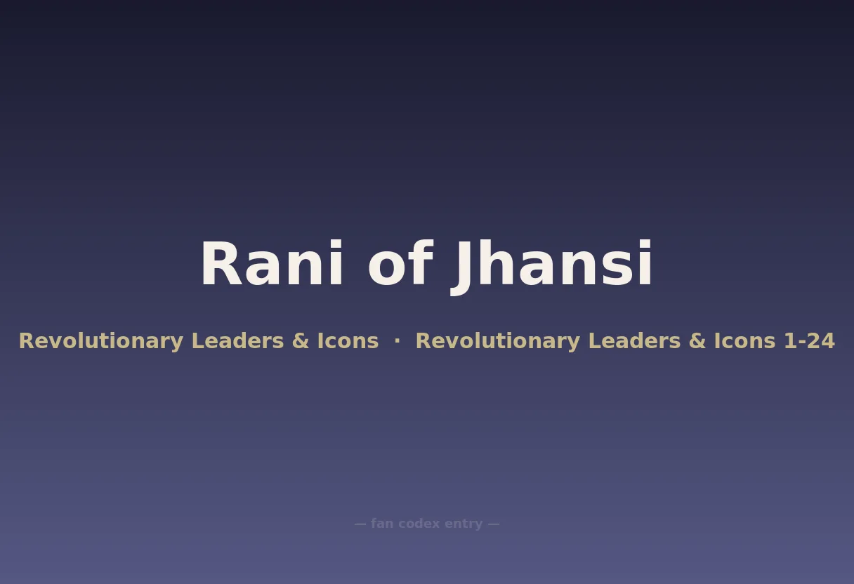 Rani of Jhansi