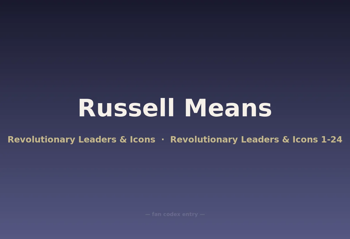 Russell Means