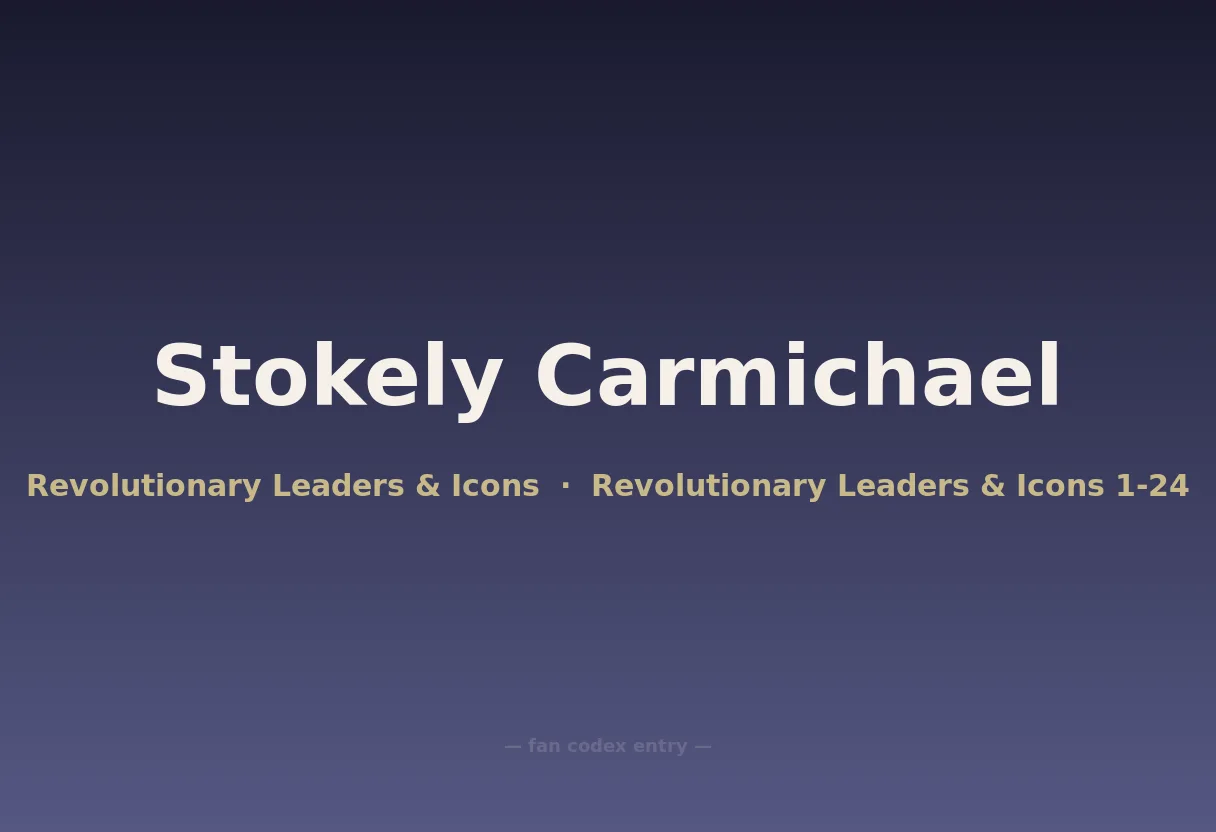 Stokely Carmichael