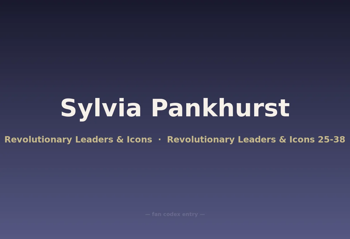 Sylvia Pankhurst