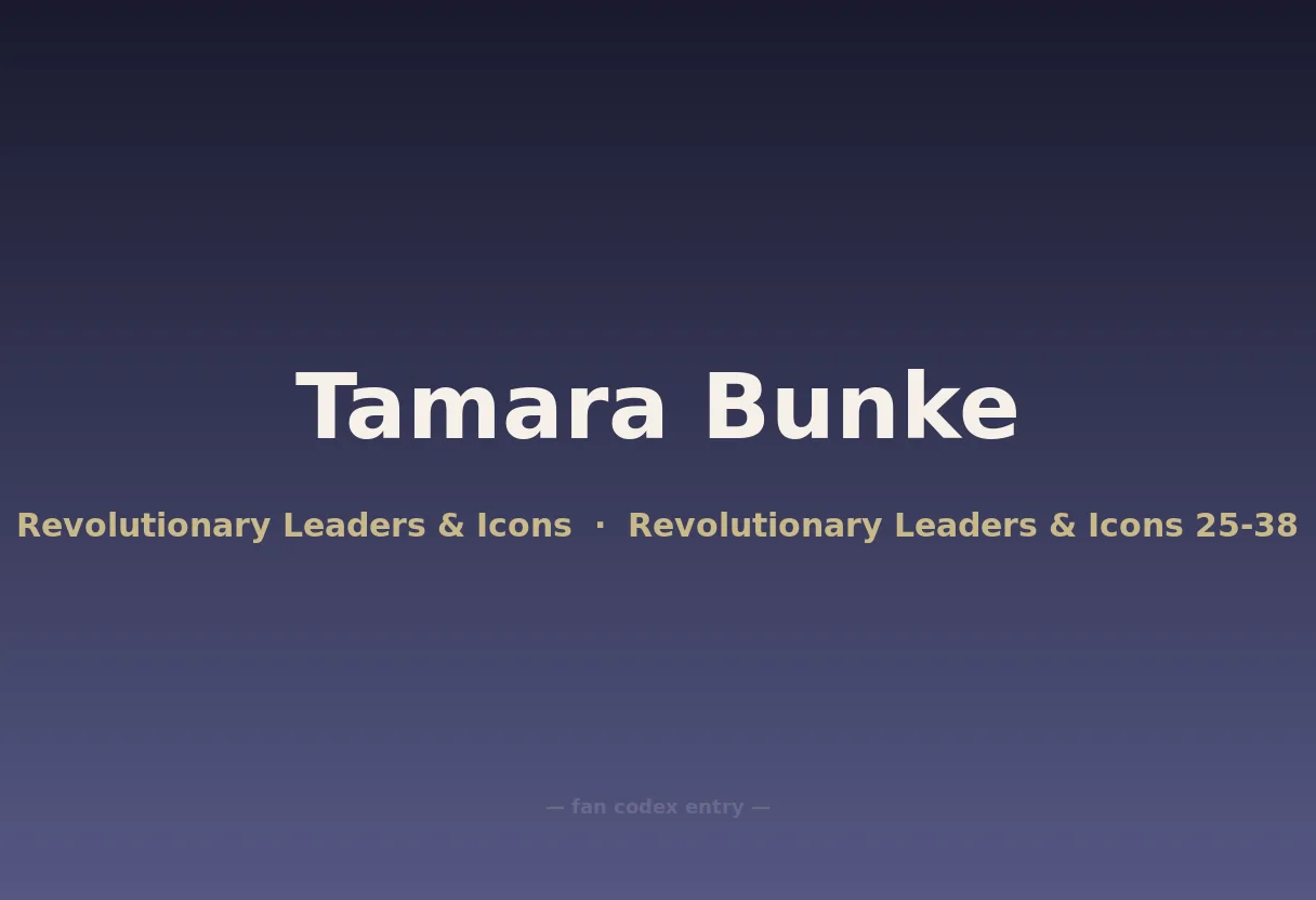 Tamara Bunke