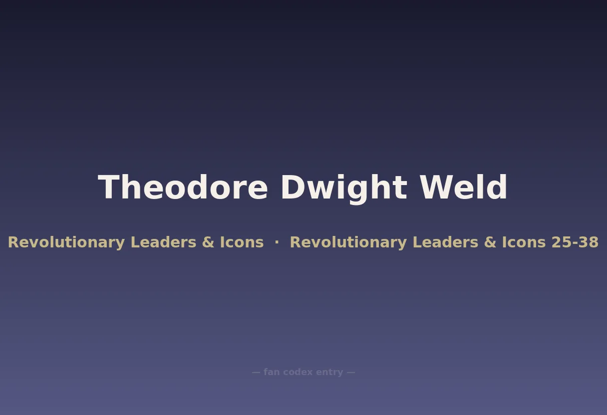 Theodore Dwight Weld