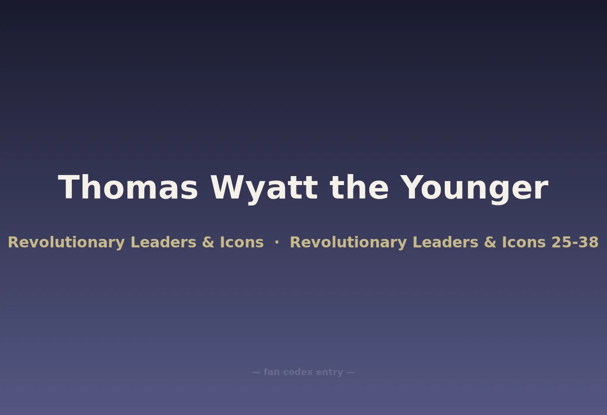 Thomas Wyatt the Younger